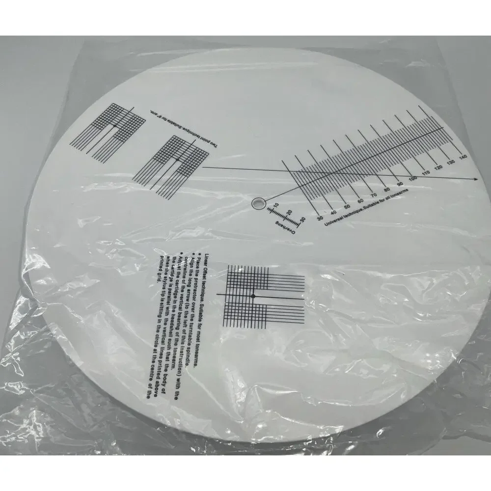 Record Pickup Calibration Plate Alignment Tool for Turntable Accessories
